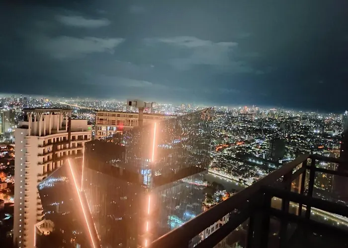 2Br Penthouse Stay In Makati Philippines, Sunset & Ocean Views, 55 Tv, Free Pool & Sauna, Direct Mall Access *
