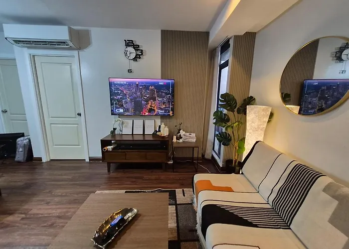 2Br Penthouse Stay In Makati Philippines, Sunset & Ocean Views, 55 Tv, Free Pool & Sauna, Direct Mall Access * Manila